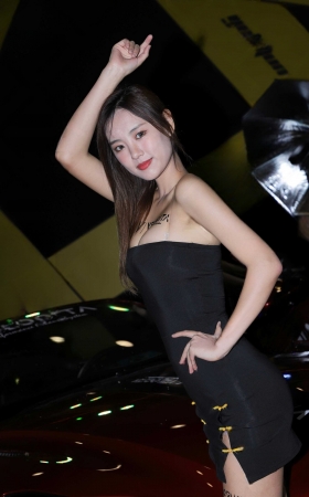 黑色连衣短裙旗袍3 [22P]