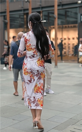 好看的旗袍美女