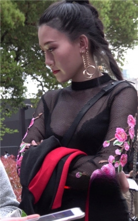 性感的黑裤小姐姐
