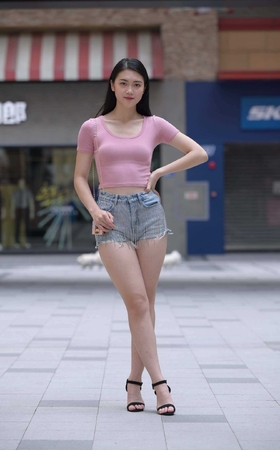 魂魂摄影作品●夏日里的热裤女孩 【套图+视频】 [10P]