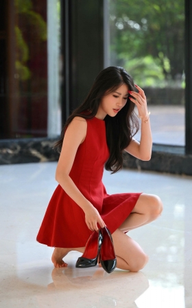 红裙赤脚小仙女 [18P]