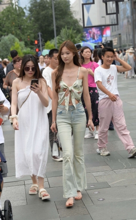 骨感苗条的牛仔裤mm [23P]