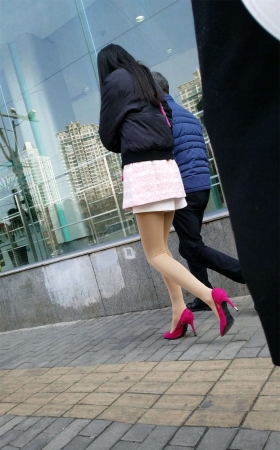 性感艳丽细腿高跟鞋苗条美女