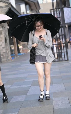 街拍甜美的短裙小仙女 [21P]