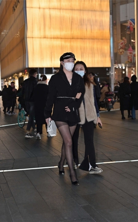 知性西装裙