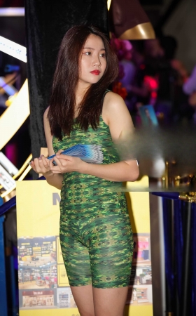 2018深圳内衣展-紧身迷彩清纯小妹 [14P]